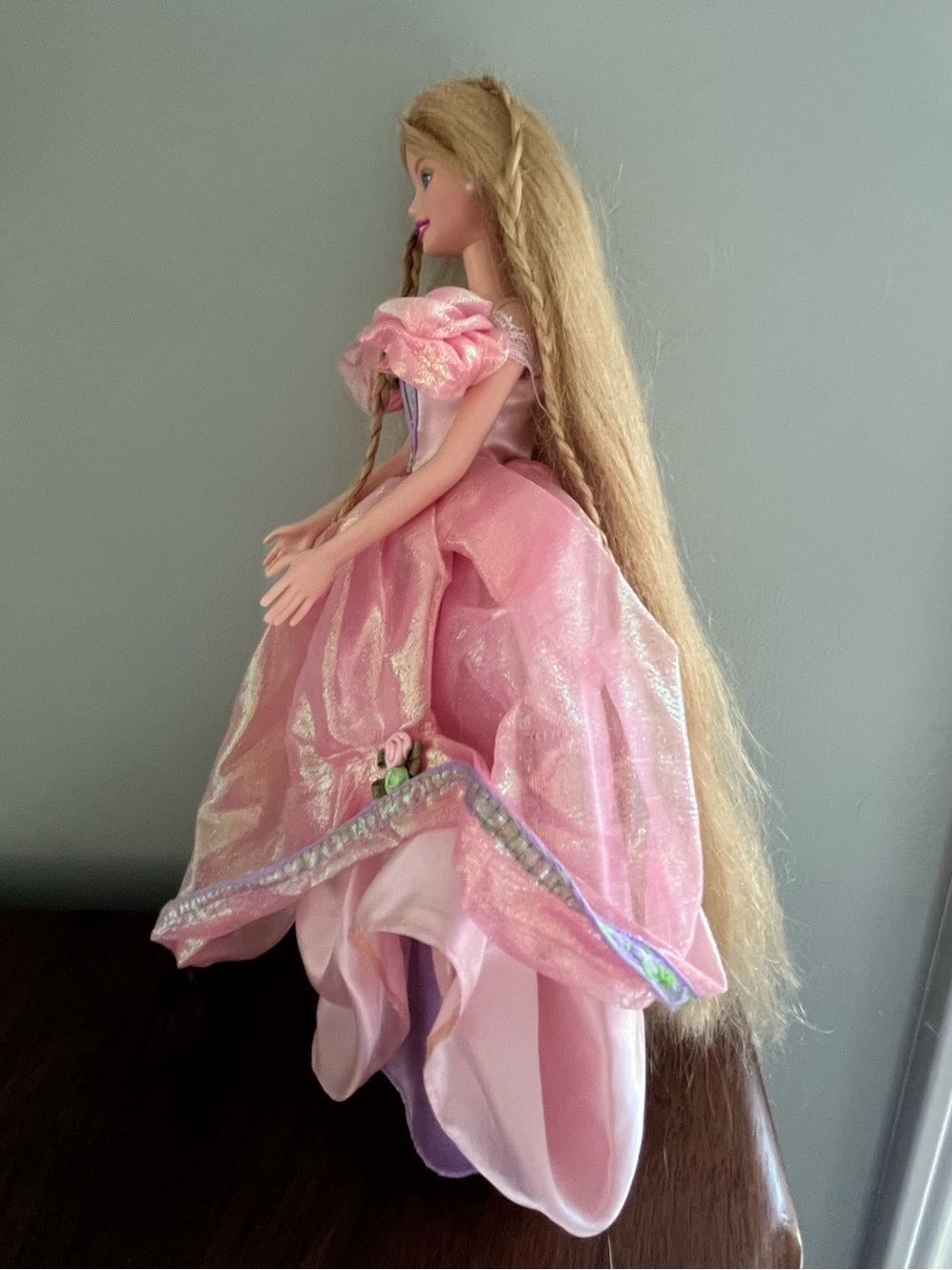 2001 Barbie Collector Edition RARE Princess RAPUNZEL DOLL Long Hair - Picture 11 of 12